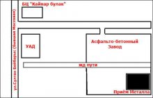 Проезд схема к пункту приёма металла